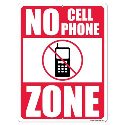 No Cell Phone Svg No Cell Phone Sing No Cell Phone Clipart