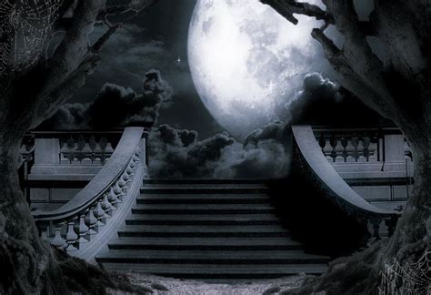 Haunting Moon Gothic Background Photoshop Backgrounds Background