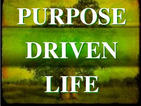Ppt Purpose Driven Life Powerpoint Presentation Free Download Id