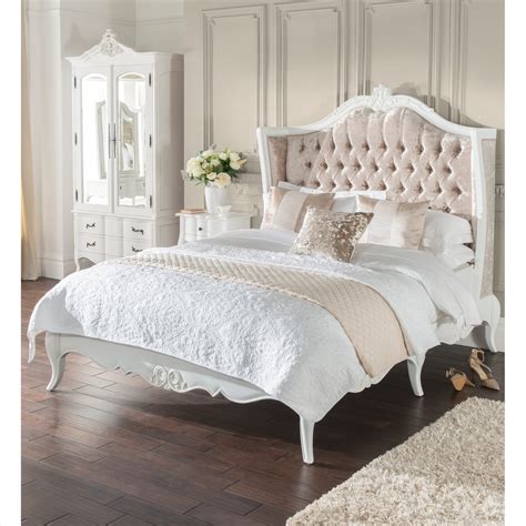 Reclaimed rustic french furniture with a natural, unfinished, distressed and weathered aesthetic. The Estelle Bedroom Collection - French Style Shabby Chic ...