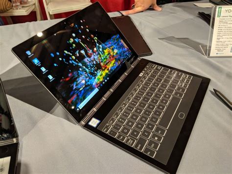 Hands On Lenovo Yoga Book C930 Dual Screen Laptop Lcd And E Ink