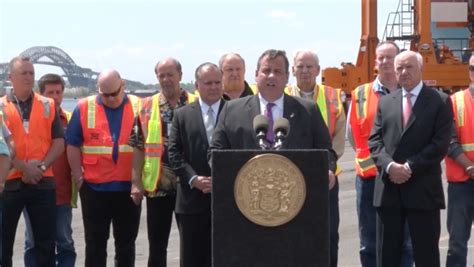 Christie Raise The Roadway Portion Of Bayonne Bridge Project Nearly