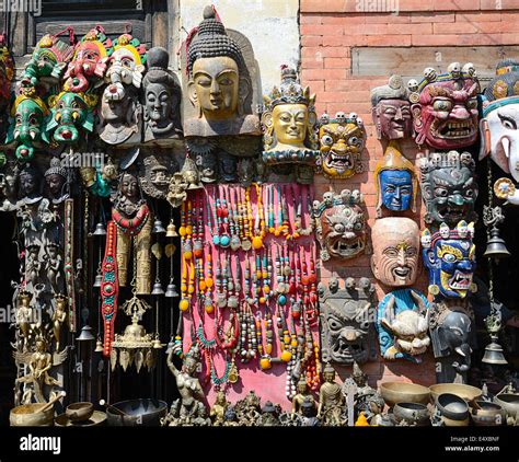 Market In Kathmandu Stock Photo Alamy