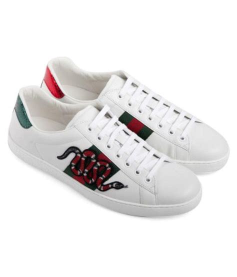 Gucci White Lifestyle Shoes Price In India Buy Gucci White Lifestyle