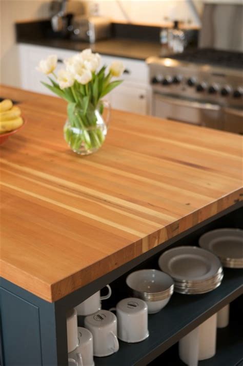 Some require more maintenance than others; Reclaimed Douglas Fir Countertops - Modern - Kitchen ...