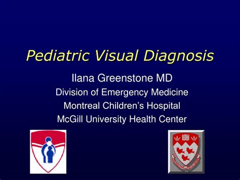Ppt Pediatric Visual Diagnosis Powerpoint Presentation Free Download
