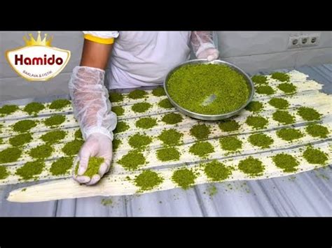 Midye Baklava Hamido Ustasından Gerçek Midye Baklava Yapımı Hamido