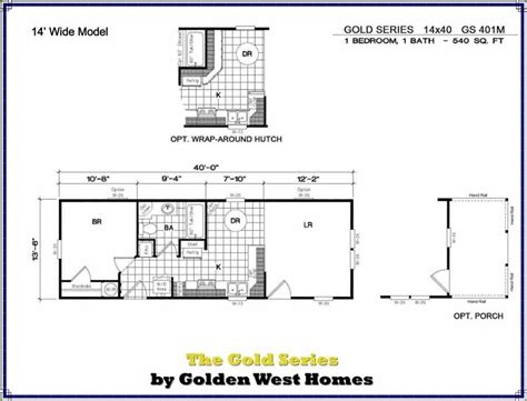 Teaser package is not a complete floor plan package. Golden Series 401M | Homes Direct