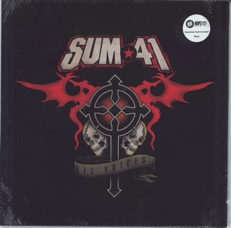 Sum 41 13 Voices Black Vinyl Sealed Us Vinyl Lp Album Lp Record