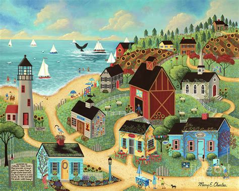 Whale Tale Cove Painting By Mary Charles