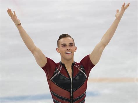 Figure Skating Adam Rippon Lights Up Crowd At 2018 Winter Olympics