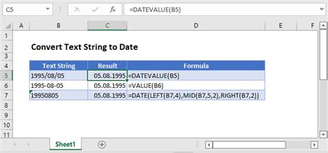 Convert Text String To Date Excel Google Sheets Automate Excel