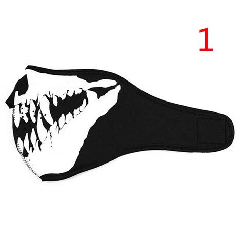 Buy Punk Skull Neoprene Half Face Mask Ski Skate Snowboard Motorcycle