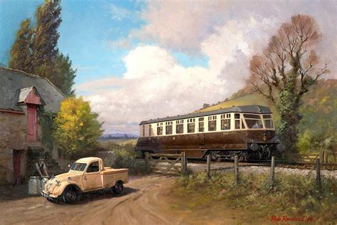 Railway Paintings By Rob Rowland Gra Railroad Art Train Art Steam Art