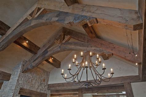 Vaulted Ceiling And Rustic Wood Beams Wood Beams Rustic Wood Beams