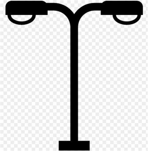 Free Download Hd Png Lamp Post Vector Street Lights Clipart Black And