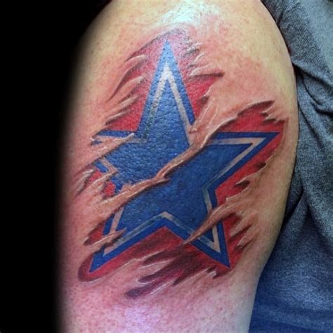 50 Dallas Cowboys Tattoos For Men Manly Nfl Ink Ideas