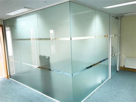 acoustic glass partitions for alexander associates in westerham kent glass partition glass