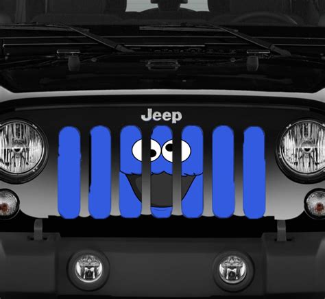 Jeep Wrangler Cookie Monster Grille Insert Dirty Acres