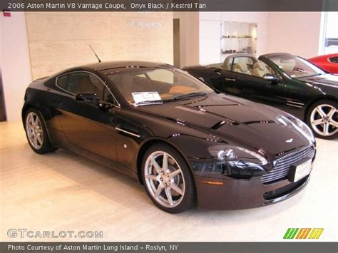 Onyx Black 2006 Aston Martin V8 Vantage Coupe Kestrel Tan Interior