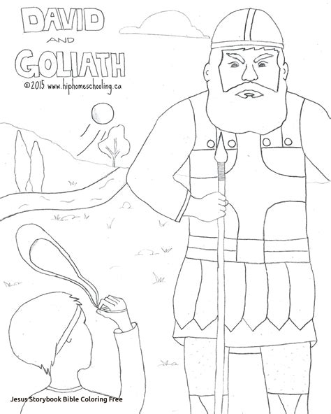 People who printed this coloring page also printed. David And Goliath Coloring Page at GetDrawings | Free download