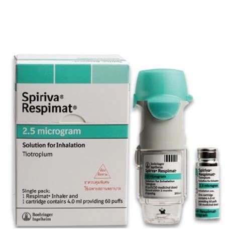 Spiriva Respimat Mcg Dose Solution For Inhalation Cartridge With Devoce Dose Biopharmtech