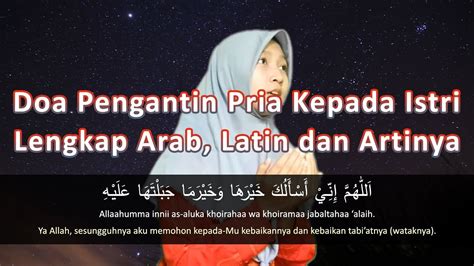 Doa Untuk Pengantin Baru Lengkap Arab Latin Dan Artinya Doa Luhur —