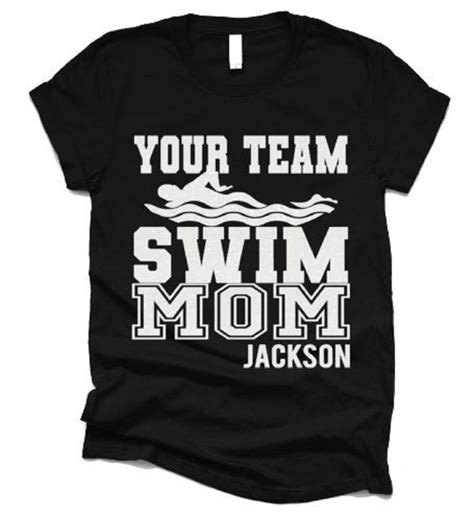 Swim Mom Shirt Swim Mom T Shirt High School Swim Team Shirt Etsy