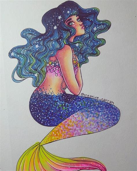Sassy Pout Mermaid Colored This Old Mermaid Sketch For Musically Today