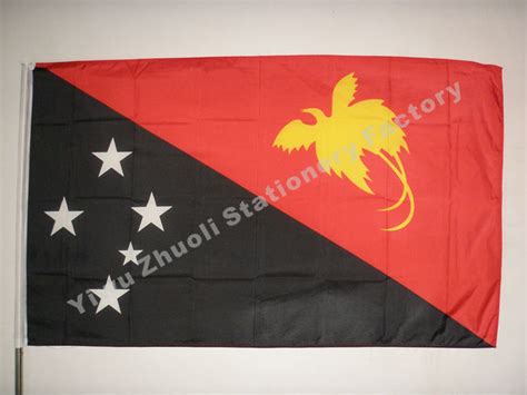 Independent State Of Papua New Guinea Flag 150x90cm 3x5ft 115g In