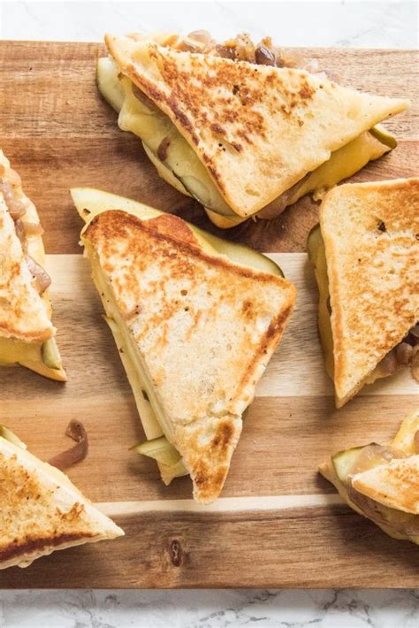 Eat it with potato chips and lemonade; Caramelized Onion Dill Pickle Grilled Cheese | The ...