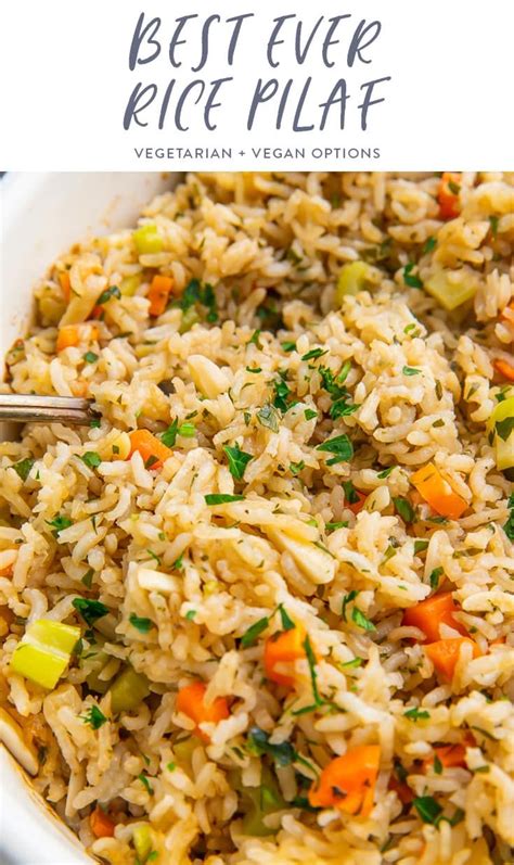 Best Ever Rice Pilaf Recipe Rice Side Dish Recipes Rice Side