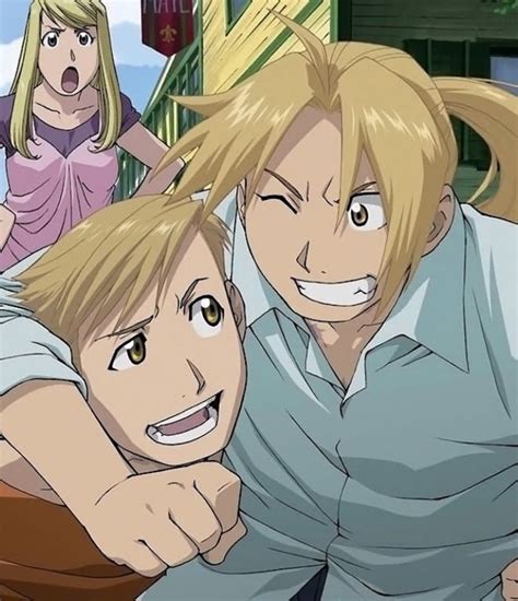 Edward And Alphonse Fullmetal Alchemist Brotherhood Fullmetal