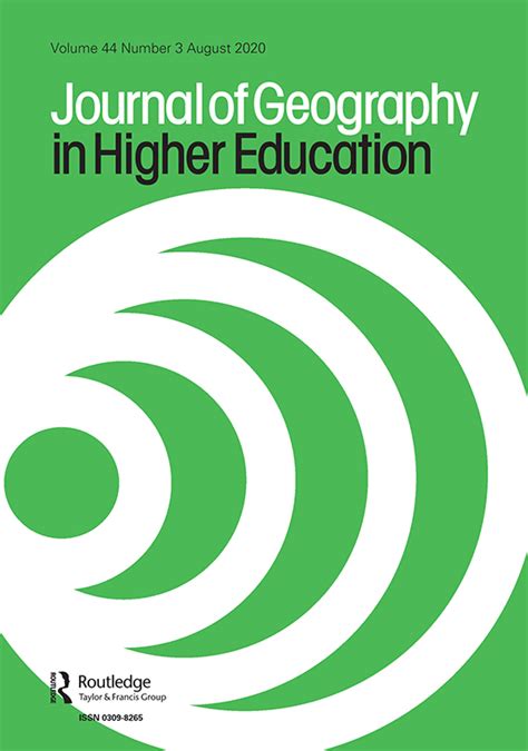 Journal Of Geography In Higher Education Vol 44 No 3