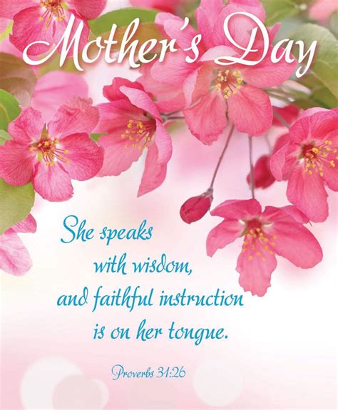 Church Bulletin 14 Mothers Day She Speaks Pack Of 100 In 2020 Happy Birthday Mom Images