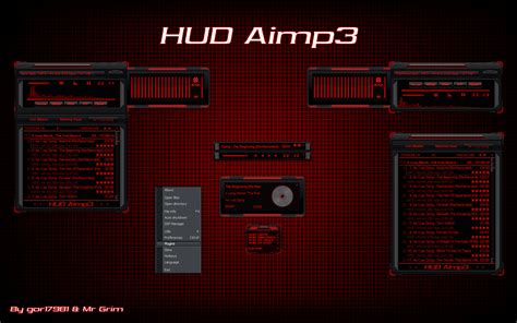 Free Hud Red Premium Windows 7 Theme