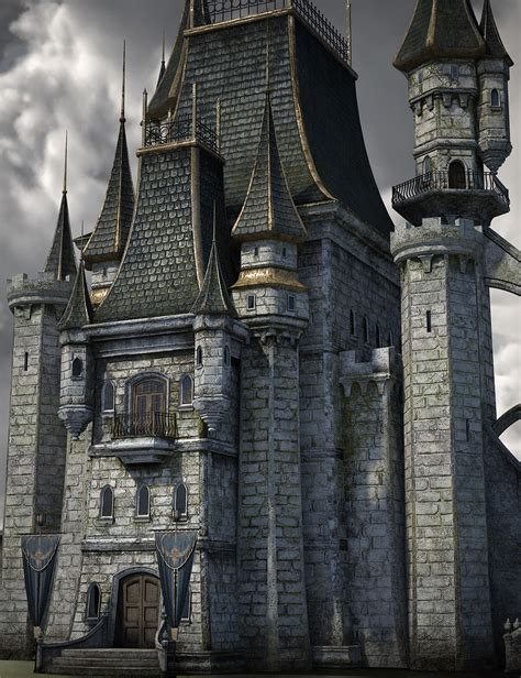 Fantasy Castle Keep 2 For Iray Daz 3d