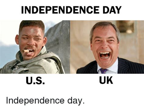 Yall be like dont know if its gunshots or fireworks. INDEPENDENCE DAY US UK Independence Day | Funny Meme on SIZZLE