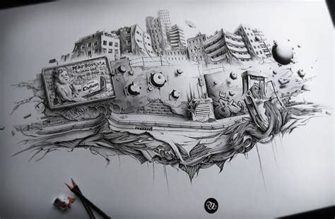 She received her masters of fine art from california state. Amazing Pencil Sketches By Graphic Designer PEZ