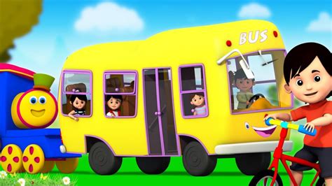 Wheels On The Bus Bob The Train Kindergarten Nursery Rhymes For