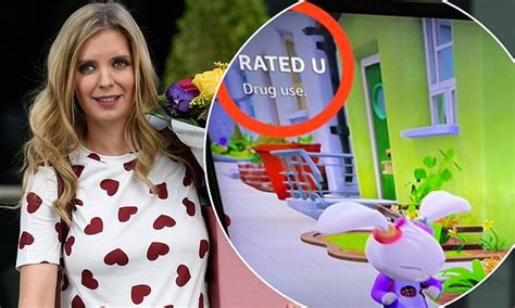 Pregnant Rachel Riley Is Amused After Spotting A Drug Use Warning On