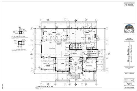 Monsef Donogh Design Grouphoang Residence Sheet A202 Main Floor