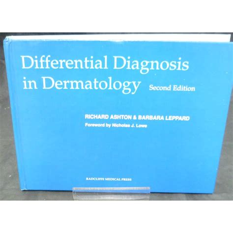 Differential Diagnosis In Dermatology Oxfam Gb Oxfams Online Shop