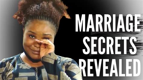 He Revealed Deep Secrets About My Marriage He Revealed Deep Secrets About My Marriage By