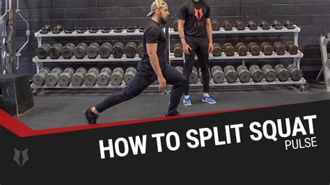 How To Split Squats Pulse Youtube