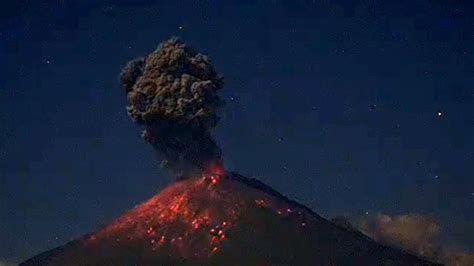 Video La Impactante Explosión Del Volcán Mexicano Popocatépetl Nueva