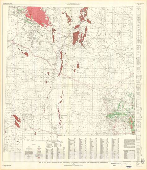 Map Map Of New Mexico Showing Oil And Gas Fields Unsuccessful Test