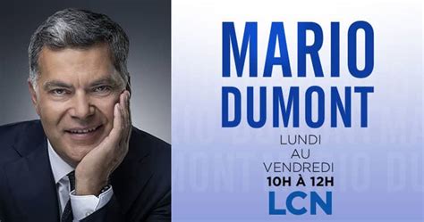 Mario Dumont : émission | LCN | TVA Nouvelles