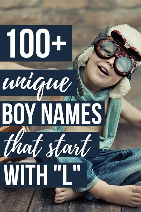 Unique Baby Boy Names That Start With L