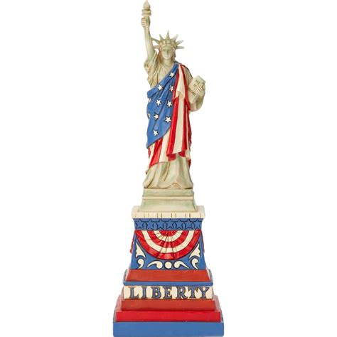 Jim Shore Heartwood Creek Patriotic Statue Of Liberty Figurine